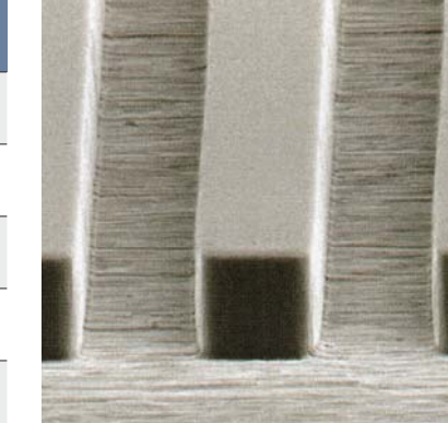 HD-7240 LDI hard board dry film photoresist micrograph
